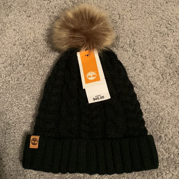 ✨HP✨ NWT $45 Timberland Heavy Cable-knit Winter Hat - Picture 2 of 7